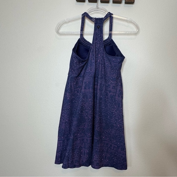 Prana Navy Blue with Pink print size 4 - Picture 6 of 13
